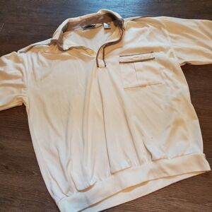 Classics By Palmland Beige Sweater with Pocket